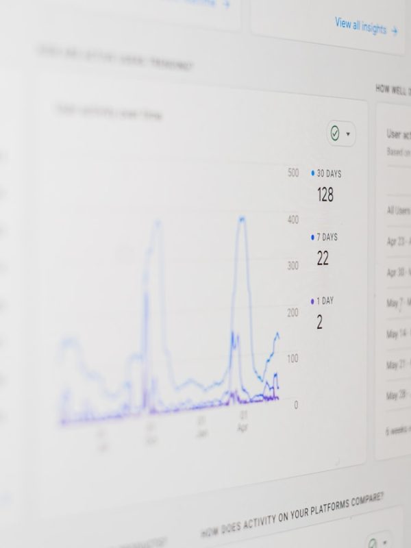 SEO health check and reporting dashboard with performance metrics and insights.